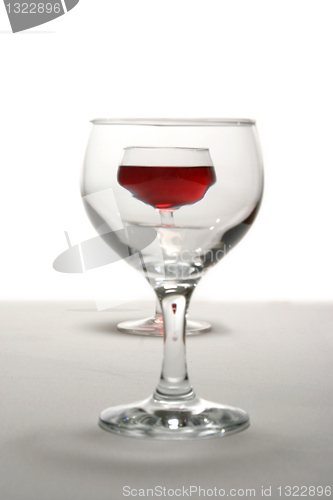 Image of glass of red wine