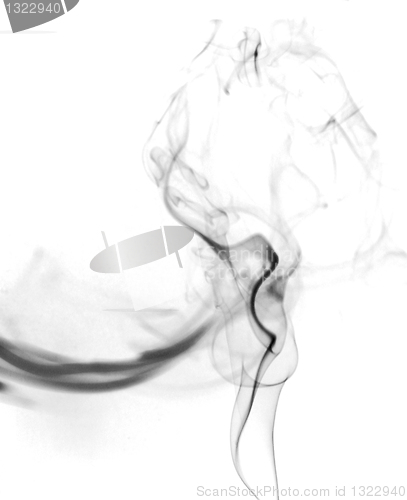 Image of smoke black and white, color smoke, abstract photo