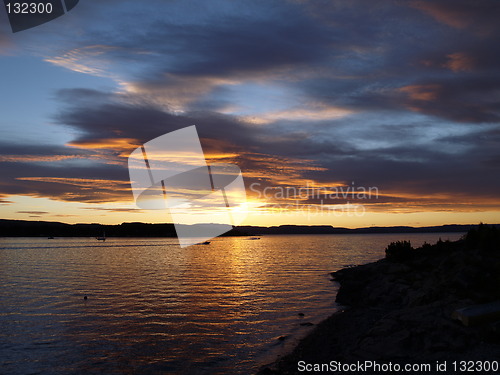 Image of Sunset over Asker, Norway