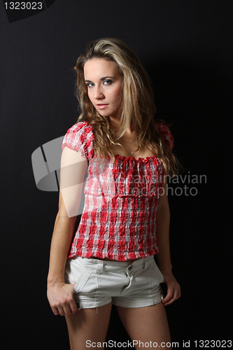 Image of casual young woman