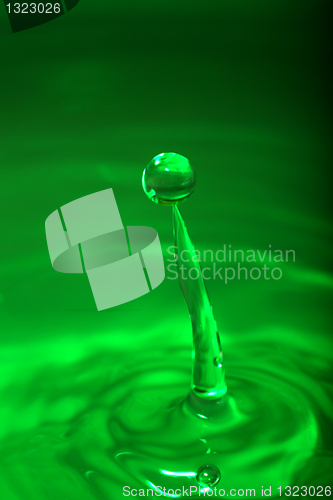 Image of transparent drops of water, nice beautiful background photo