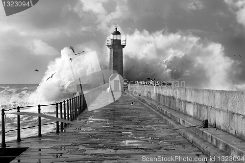 Image of Lighthouse, Foz do Douro, Portugal