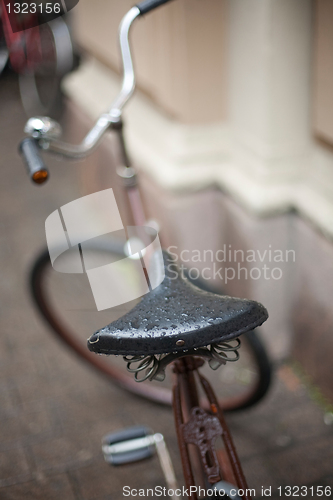 Image of Bike on a rainy day