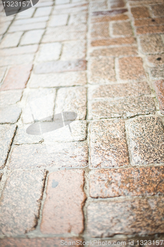 Image of Cobblestone pavement background