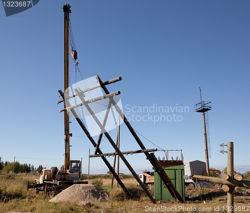 Image of Dismantling of bearing power line