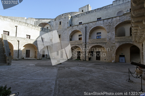 Image of Interior of Aragonse Castle Puglia