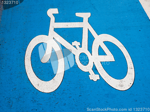 Image of Bike lane sign