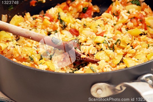 Image of Risotto with vegetables