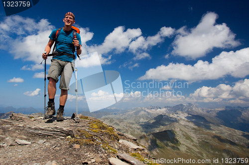 Image of Smiling hiker