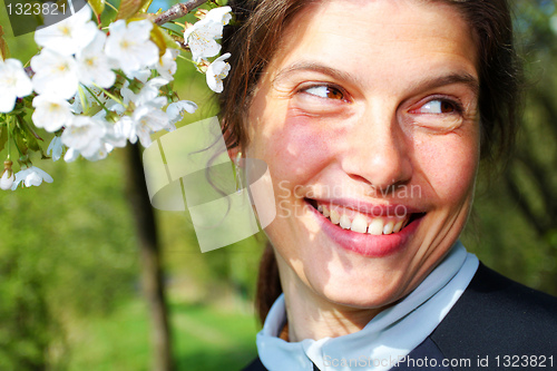 Image of Spring portrait of young woman