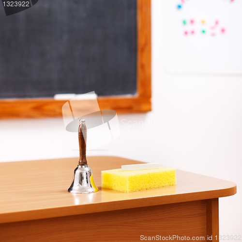 Image of Bell, sponge and chalk