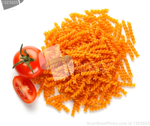 Image of Pasta with natural red colorant