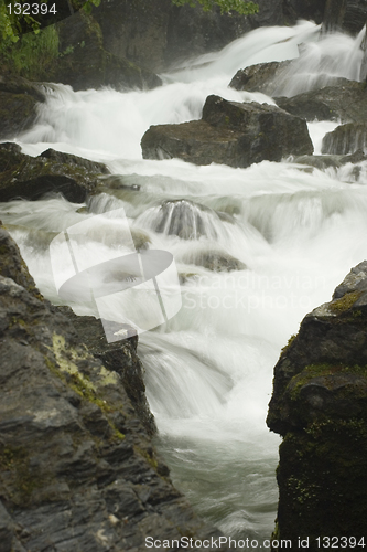 Image of Liberty Falls from low point of view