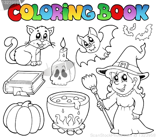 Image of Coloring book Halloween collection