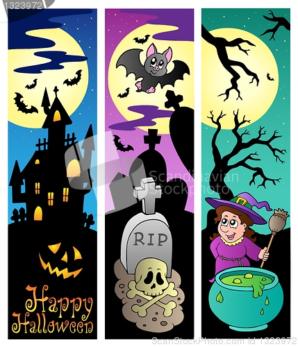 Image of Halloween banners set 6