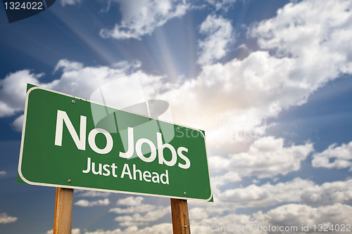 Image of No Jobs Green Road Sign