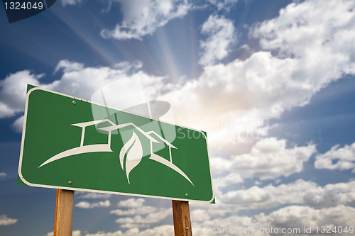Image of Green House Design Road Sign