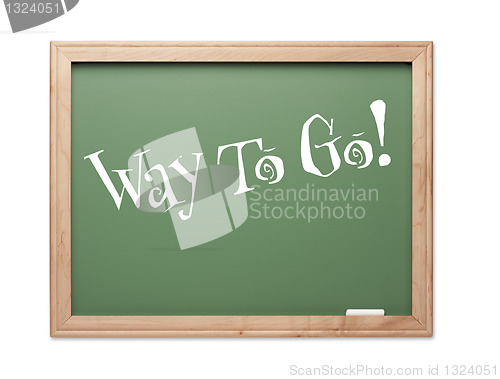 Image of Way To Go! Green Chalk Board Kudos Series