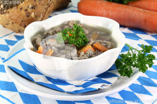 Image of liver spaetzle soup