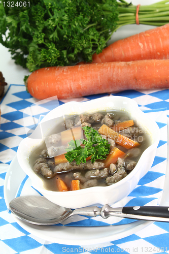 Image of liver spaetzle soup