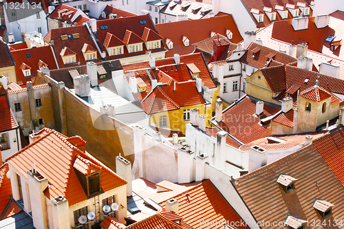 Image of Prague roofs