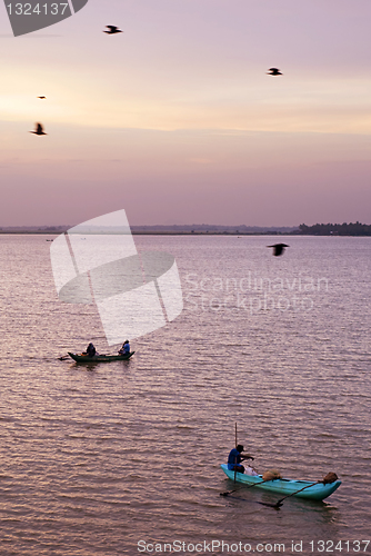Image of Sri lankan fishermans 
