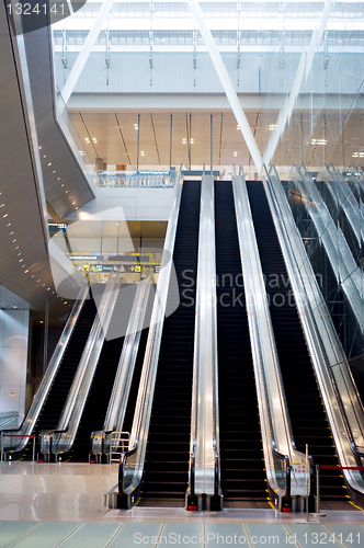 Image of Escalator at Changi Airport 
