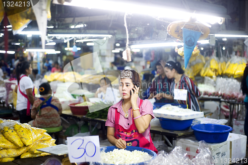 Image of Seller at local market