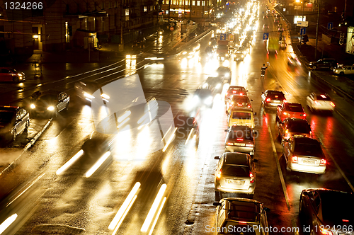 Image of Night traffic