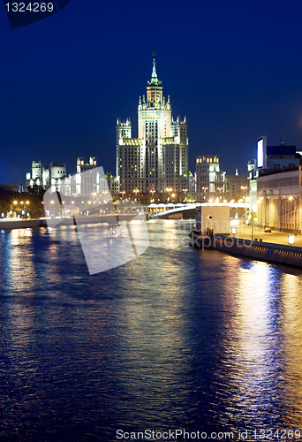 Image of Moscow at night