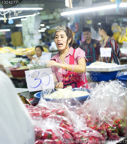Image of Seller at local market