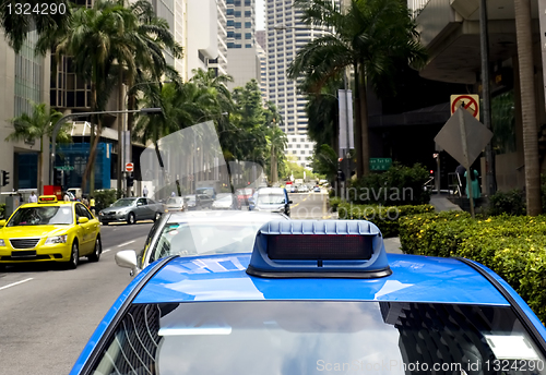 Image of Singapore taxi