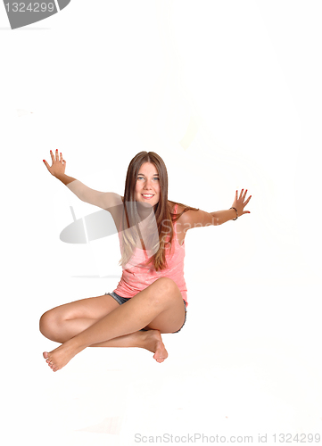 Image of Girl having fun.