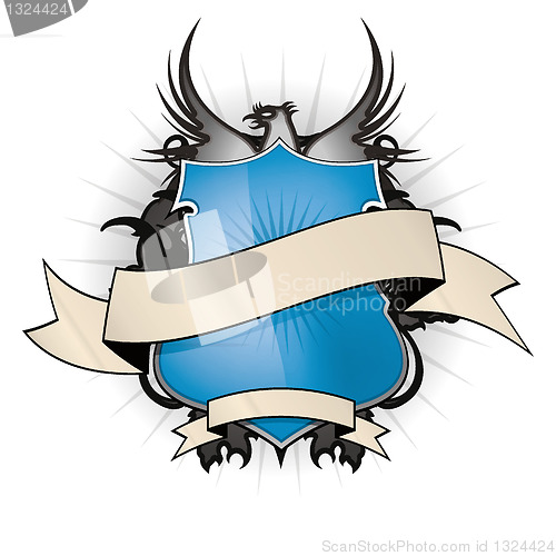 Image of blue shield