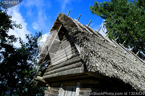 Image of House whose roof were maded from reed