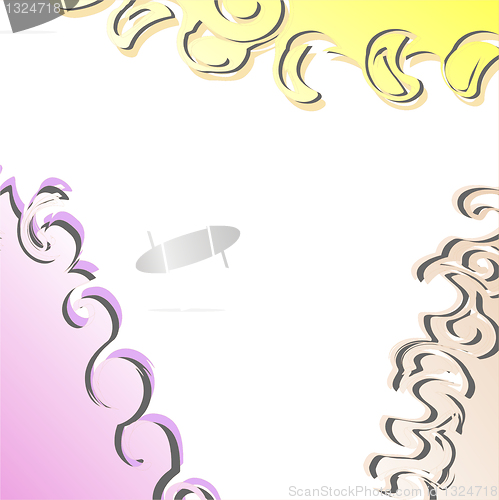 Image of Comic bubbles signs and symbols set of speech elements