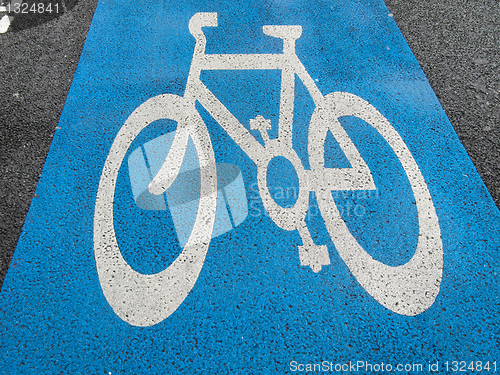 Image of Bike lane sign