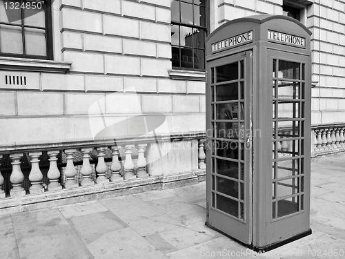 Image of London telephone box