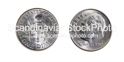 Image of Ten American cents