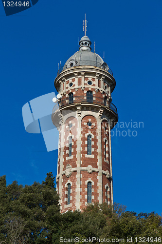 Image of Water tower Tibidabo Barcelona Spain