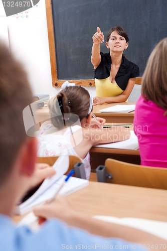 Image of Teacher discovers cheating student