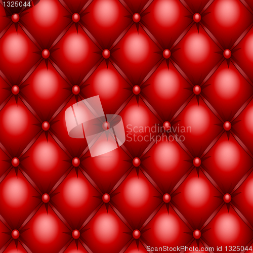 Image of Red upholstery texture