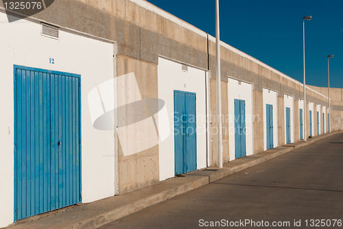 Image of Blue doors