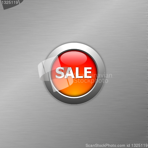 Image of red sale button