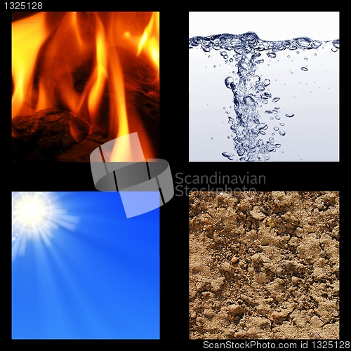 Image of the four elements