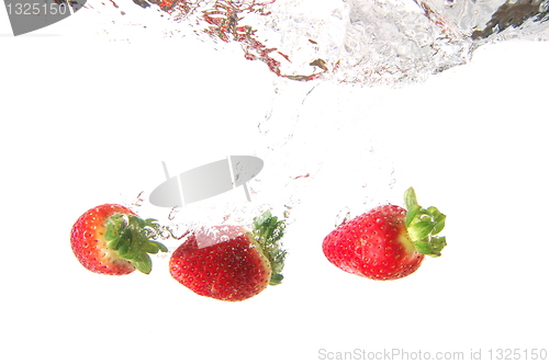 Image of strawberry splash