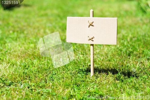 Image of empty sign