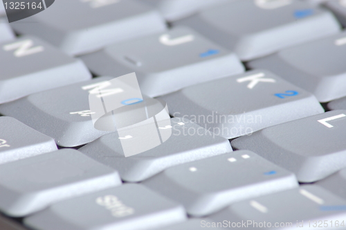 Image of keyboard of laptop computer