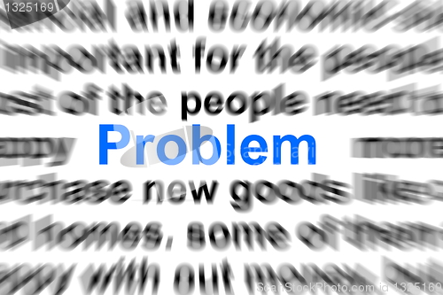 Image of problem and solution