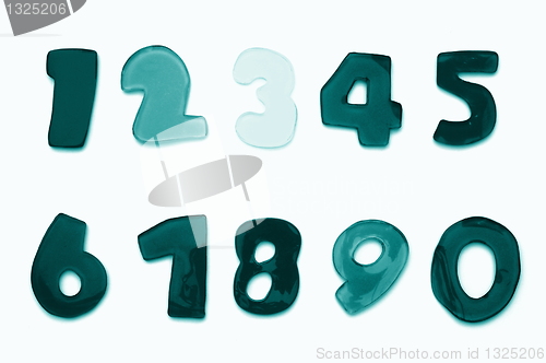 Image of letters and numbers